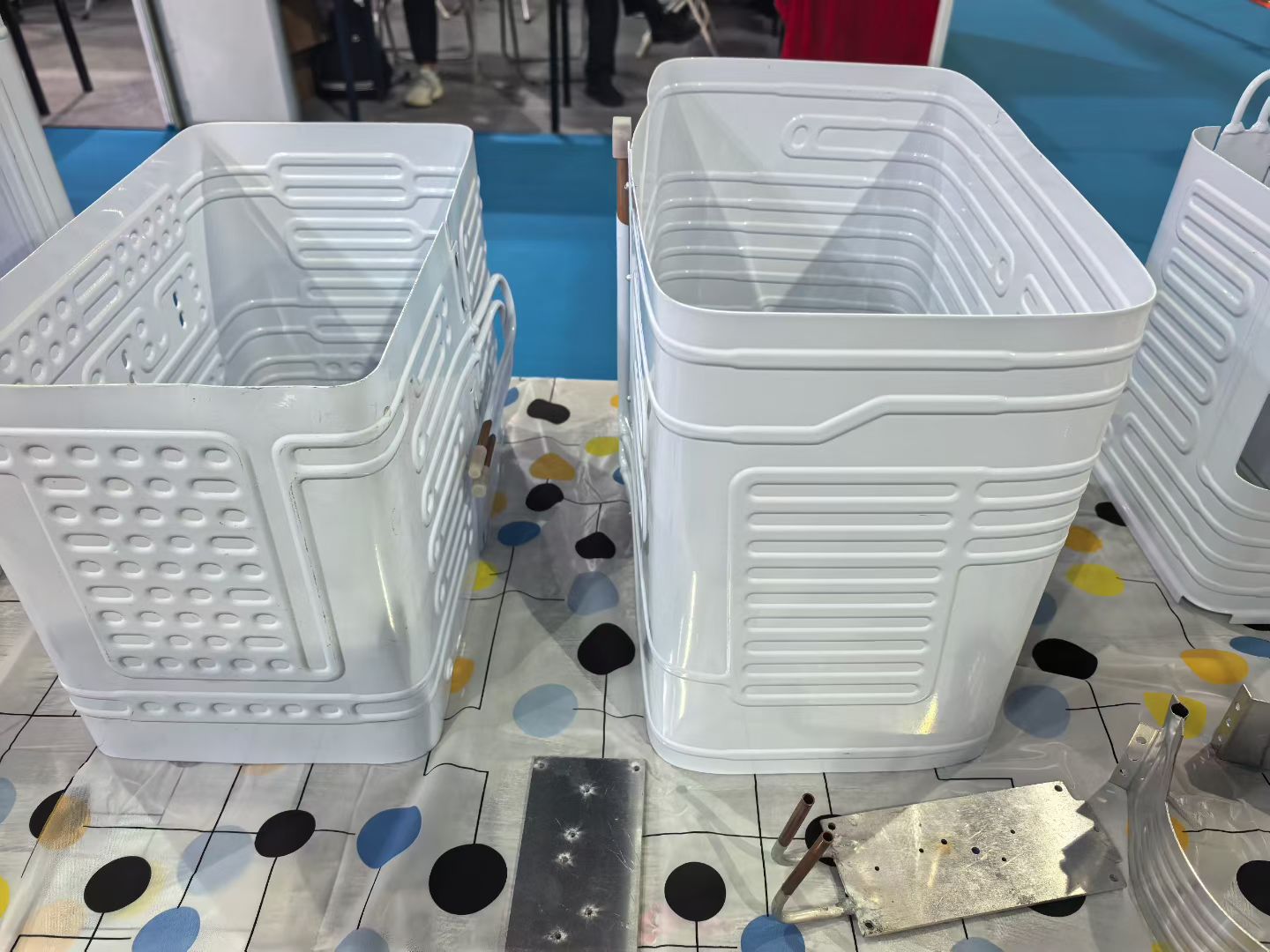 Roll bond evaporators displayed at trade show — RefriCore