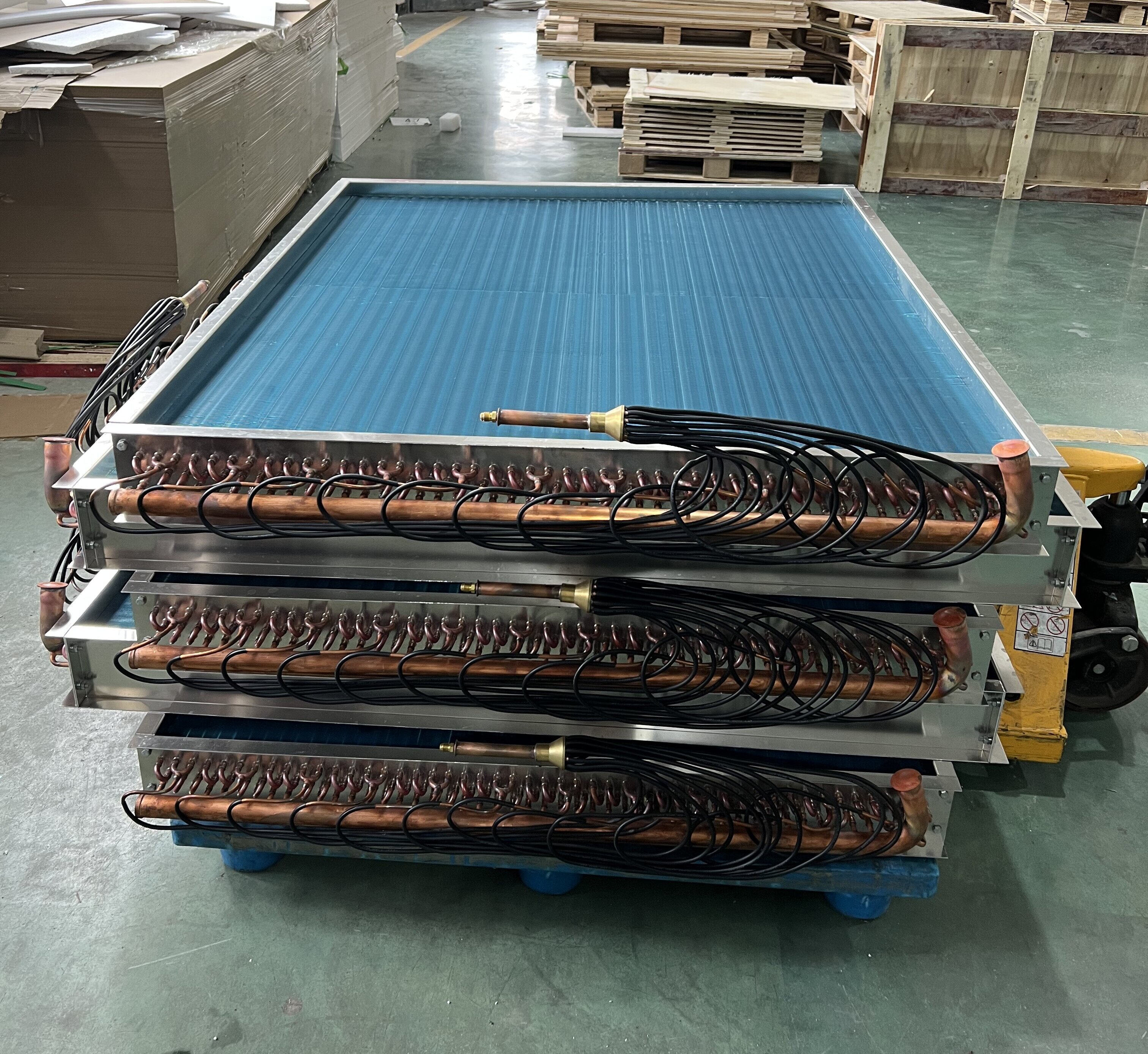 Evaporator coil batch production