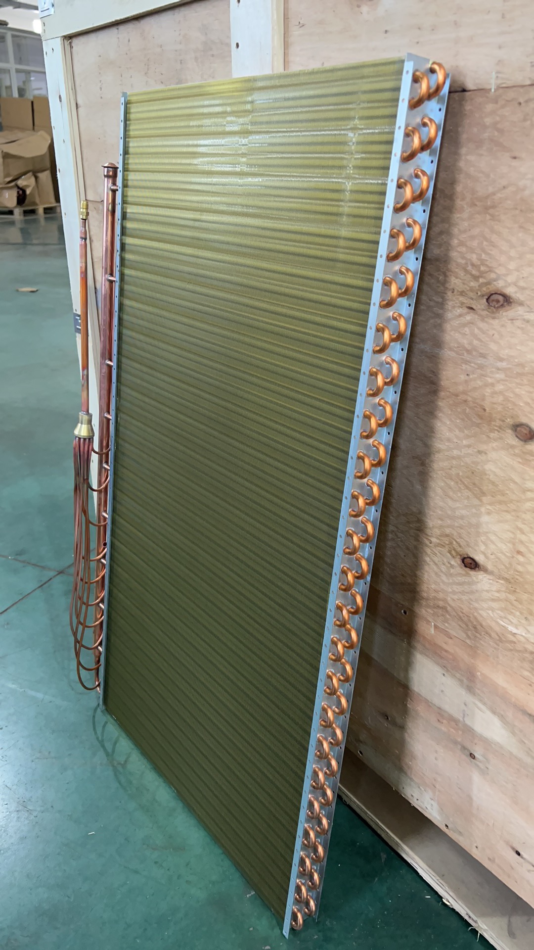 Golden fin anti-corrosion coil